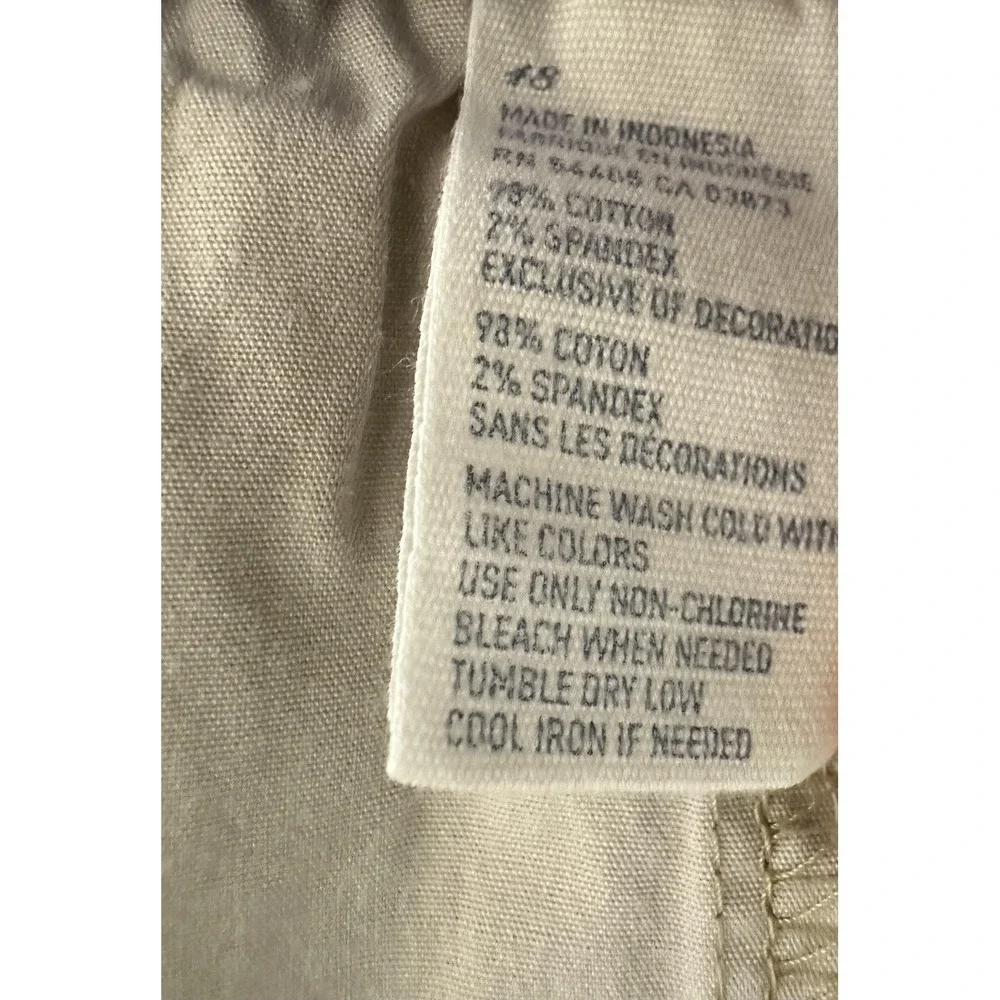 American Eagle Shorts‎ Womens 18 Khaki Beige Casual Chino Stretch Summer Pockets